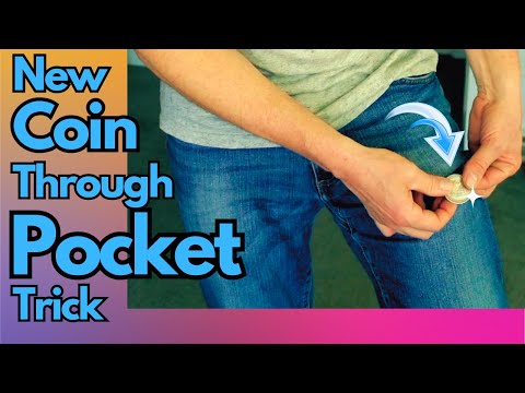 Видео: Лучший фокус с изюминкой. НОВЫЙ МЕТОД для монеты в кармане. Учебное пособие по фокусам.