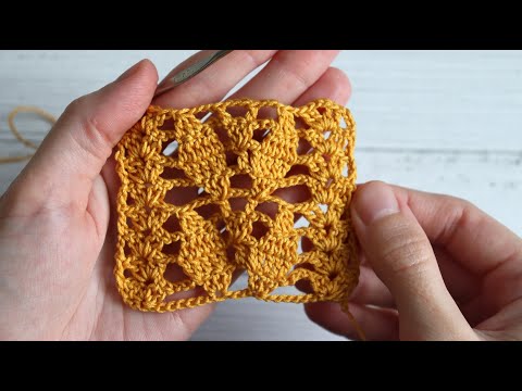 Видео: НЕВЕРОЯТНЫЙ ажурный узор крючком. МАСТЕР-КЛАСС