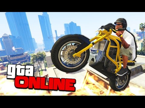 Видео: СУМАСШЕДШИЕ СТАНТЫ НА БАЙКАХ В GTA 5 ONLINE ( ПАРКУР + УГАР )