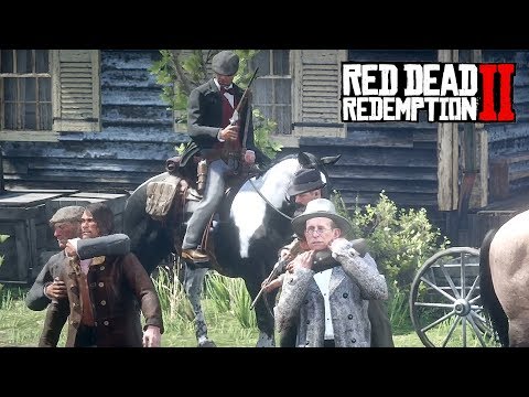 Видео: ЗАСАДА В ВАЛЕНТАЙНЕ - RED DEAD REDEMPTION #15