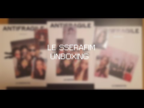 Видео: LE SSERAFIM - 2nd Mini Album ❝ Antifragile ❞ Unboxing | Распаковка второго мини альбома LE SSERAFIM