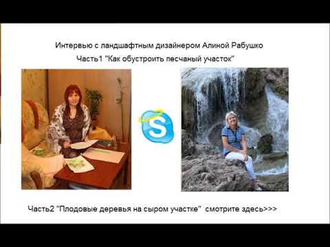 Видео: Песчаный участок - советы Алины Рабушко ©