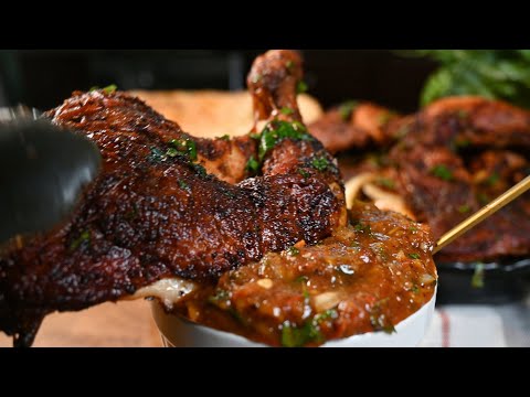 Видео: Попробуйте мой способ приготовления копченой жареной курицы с самым вкусным соусом!