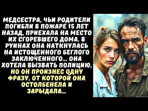 Видео: МЕДСЕСТРА пришла на ПЕПЕЛИЩЕ дома родителей и нашла там БЕГЛОГО зека... А когда он заговорил…
