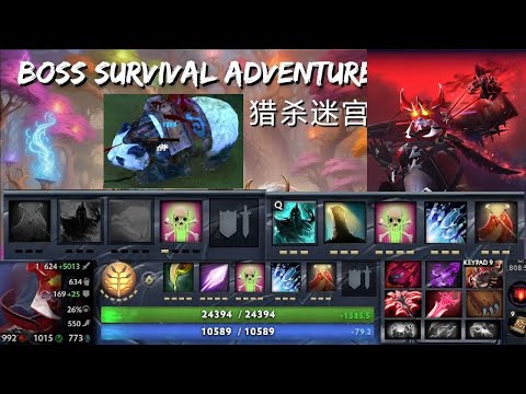 Видео: BSA. Новый Патч Boss Survival Adventure в соло. Сложность 2. Ability Mod. Drow Ranger №6