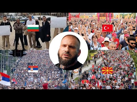 Видео: Идва ли преврат? Протест в Македония, Сърбия, Турция и България.