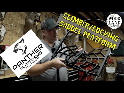 Видео: Охотничья платформа с седлом Panther Platforms Quick Climb Climber #стрельба из лука #охота #охот...