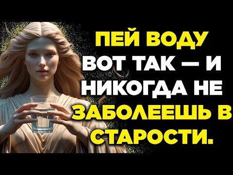 Видео: 99% людей НЕ ЗНАЮТ, как ПРАВИЛЬНО ПИТЬ ВОДУ   СТОИЦИЗМ для СТАРОСТИ