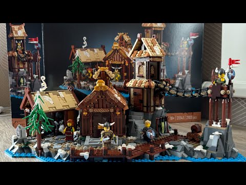 Видео: ОБЗОР НОВОГО НАБОРА LEGO IDEAS 21343, ПОЛНЫЙ ОБЗОР ДЕРЕВНИ ВИКИНГОВ🗡️