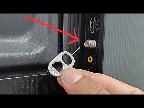 Видео: 🔥 Вставьте жестяную пломбу на телевизор и смотрите все каналы мира в Full HD!