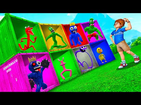Видео: БИТВА ЗА КОНТЕЙНЕРЫ С РАДУЖНЫМИ ДРУЗЬЯМИ В ГАРРИС МОД! RAINBOW FRIENDS В Garry`s Mod!
