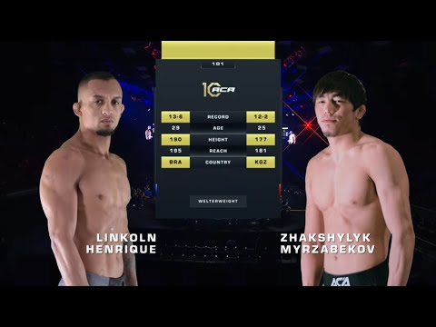 Видео: Линкольн Энрике vs. Жакшылык Мырзабеков | Lincoln Henrique vs. Jakshylyk Myrzabekov | ACA 181