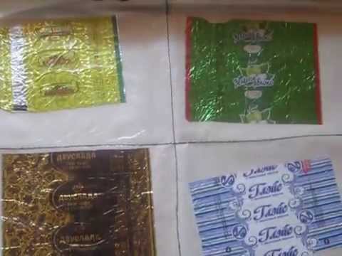 Видео: Моя коллекция фантиков от конфет