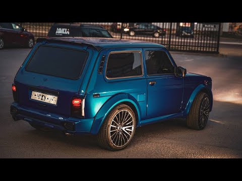 Видео: Е@@ейшая НИВА - салон MERCEDES , двигатель 2,0 л TOYOTA + красивый автозвук