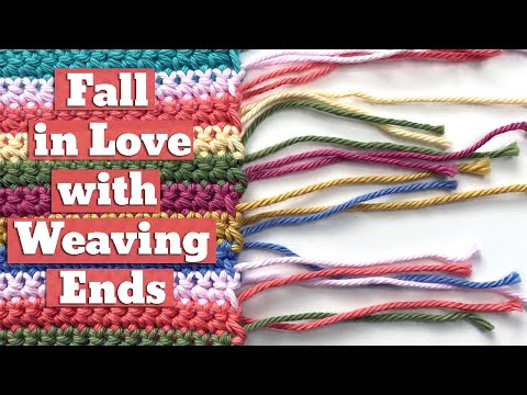 Видео: Упрощенное плетение концов нитей плюс КРУТОЙ ЛАЙФХАК! 🤩🧶