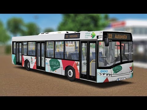 Видео: ОЧЕНЬ ЗАПУТАННЫЙ МАРШРУТ! ЛИЕПАЯ, SOLARIS URBINO 12 - OMSI 2