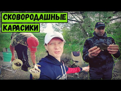 Видео: Сковородашные карасики |  Рыбалка с ночевкой.