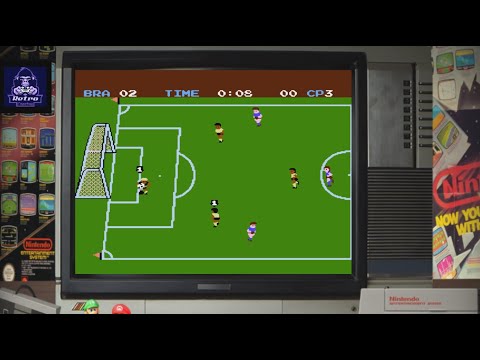 Видео: Футбол Soccer 1985  Игра Денди(NES).