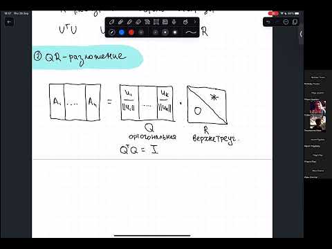 Видео: 3.1 Yet another ADVANCED math: QR-разложение и спетральное разложение