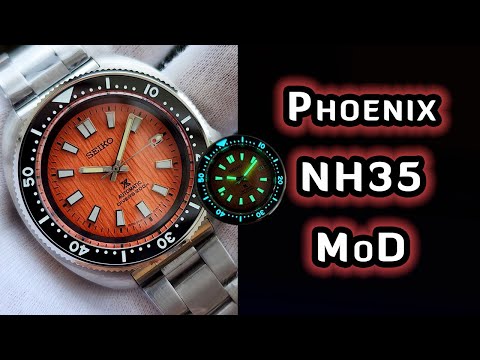 Видео: Phoenix - Mod | На основе SteelDive 1970 (модификация NH35)