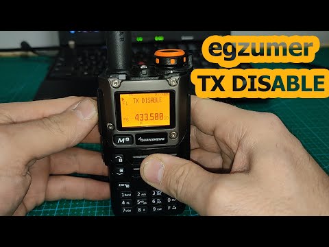 Видео: Quansheng UV-K5(8) - TX DISABLE. Прошивка egzumer_v0.20