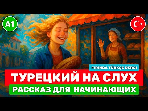 Видео: Изучайте турецкий через истории 🎧 Турецкий язык на слух с нуля без стресса 👩‍🍳 Fırında Türkçe Dersi