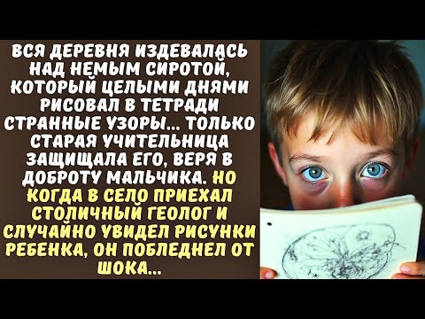 Видео: УЧИТЕЛЬНИЦА защитила СИРОТУ от всей деревни, а когда геолог увидел ЕГО рисунки, то замер