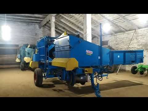 Видео: Комбайн Анна z644 косим под Grimme