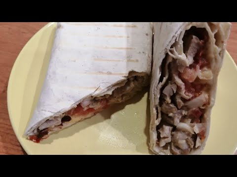 Видео: Домашняя шаурма в электрогриле Kitfort KT-1628. Как приготовить. #хештег#китфорт# Kitfort