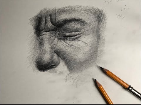 Видео: КАК РИСОВАТЬ МОРЩИНЫ? // Урок по рисованию