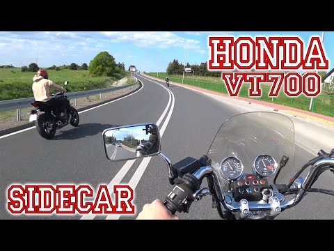 Видео: Верхние крепления коляски к Honda VT700