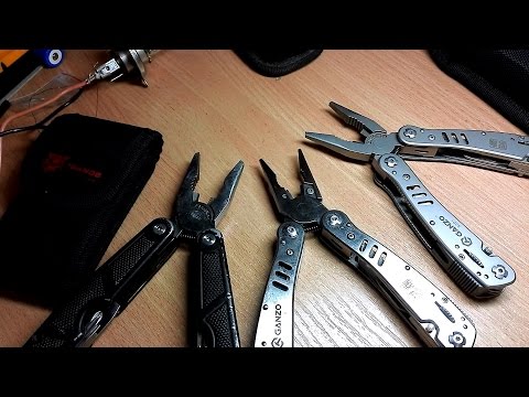 Видео: Мультитулы Ganzo G108, G301, G302