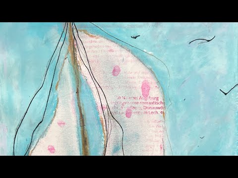 Видео: Масляная пастель и оттиски gel printing 