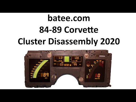 Видео: 84-89 Corvette #2 — Разборка цифрового кластера (2020) от batee.com