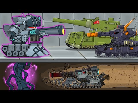 Видео: Невероятно мощные монстро-танки сражаются в режиме уничтожения⚔️