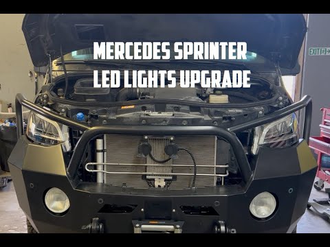 Видео: Mercedes Sprinter Camper Van Beast 2021 года — обновление заводских светодиодных фонарей