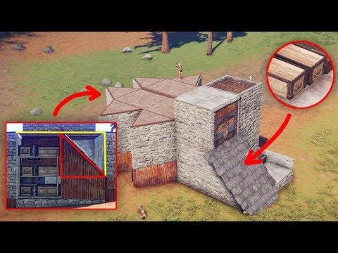 Видео: RUST - Не дом, а сплошной баг. Меня рейдит девушка. Лифт в доме.