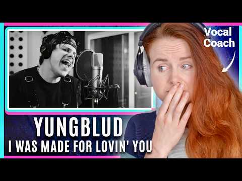 Видео: Лучше, чем KISS?! 😱 | Вокальный тренер анализирует YUNGBLUD — I Was Made For Lovin' You