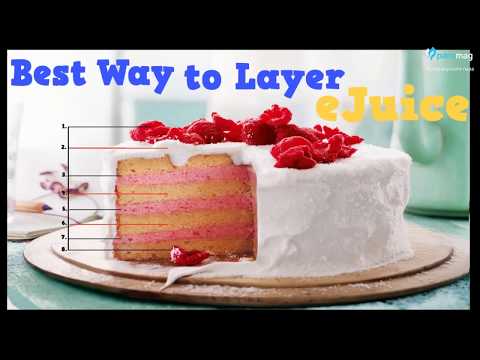 Видео: "Наслаивание" при создании вкусной жидкости для электронных сигарет.