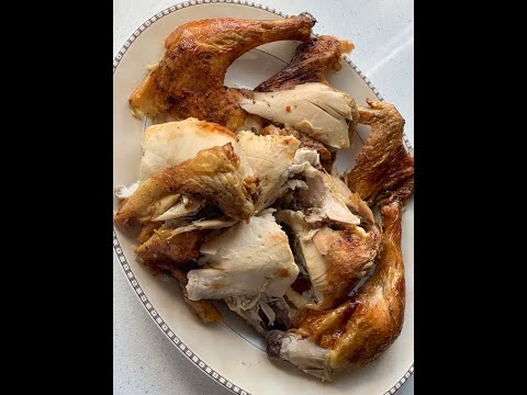 Видео: Сочная запечённая курица на бутылке⭐️