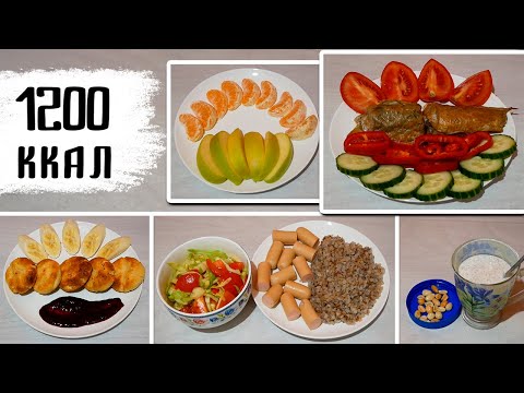 Видео: МЕНЮ 1200 ккал в день для ПОХУДЕНИЯ / Дневник питания на ПП