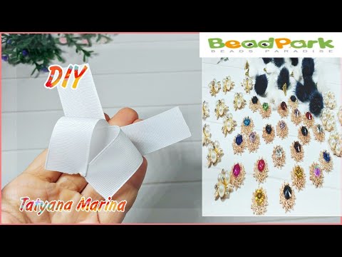 Видео: Просто...Быстро...Бюджетно💕Бантики из репсовой ленты 2.5 см💕Beadpark