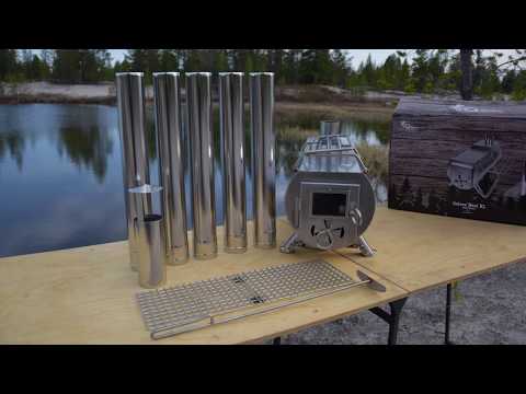 Видео: Обзор норвежской походной печи Gstove Heat View XL Camping Stove.  MyBiggame.ru