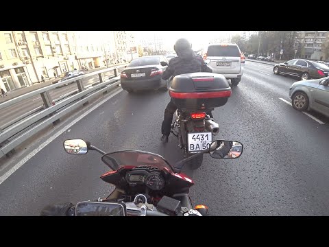 Видео: Мото Былины #136. Байкеры на BMW тормозят только в пол