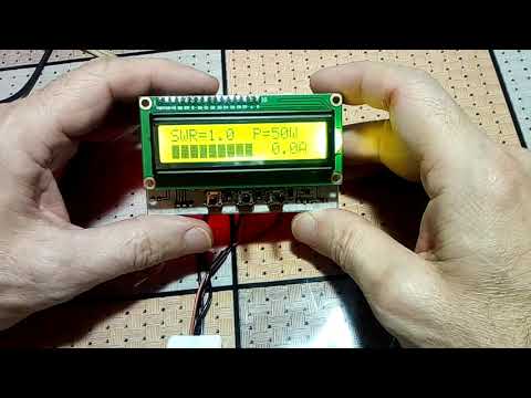 Видео: SWR PWR LCD. Измеритель КСВ, мощности подводимой к нагрузке и тока выходного каскада.