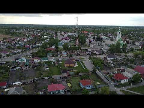 Видео: Мучкапский Тамбовская область. Вид с квадрокоптера.