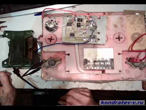 Видео: Зарядное устройство для автомобильных аккумуляторов со стабилизацией тока и защитой от переполюсовки