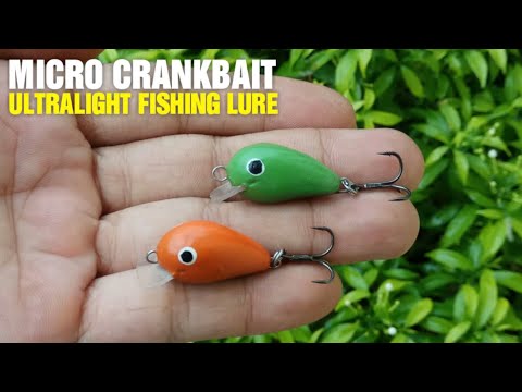 Видео: Создание ультралегкого рыболовного приманки - Micro Crankbait