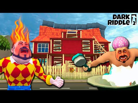 Видео: БЕЗУМНЫЕ ПРАНКИ НАД СОСЕДОМ! Игра Dark Riddle 2 STORY MODE от Cool GAMES