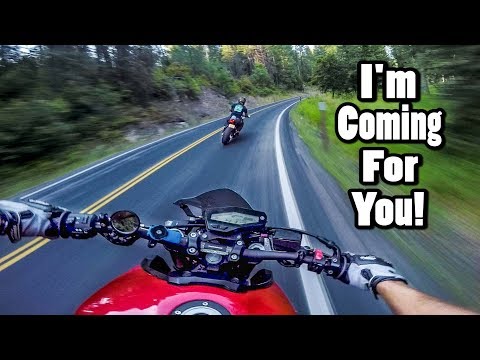 Видео: FZ07 против FZ09: гонки по крутым горным дорогам! (MT09 против MT07)